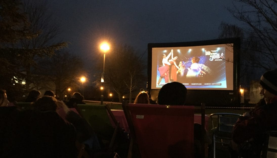 Outdoor screening - student