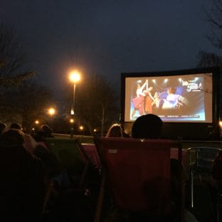 Outdoor screening - student