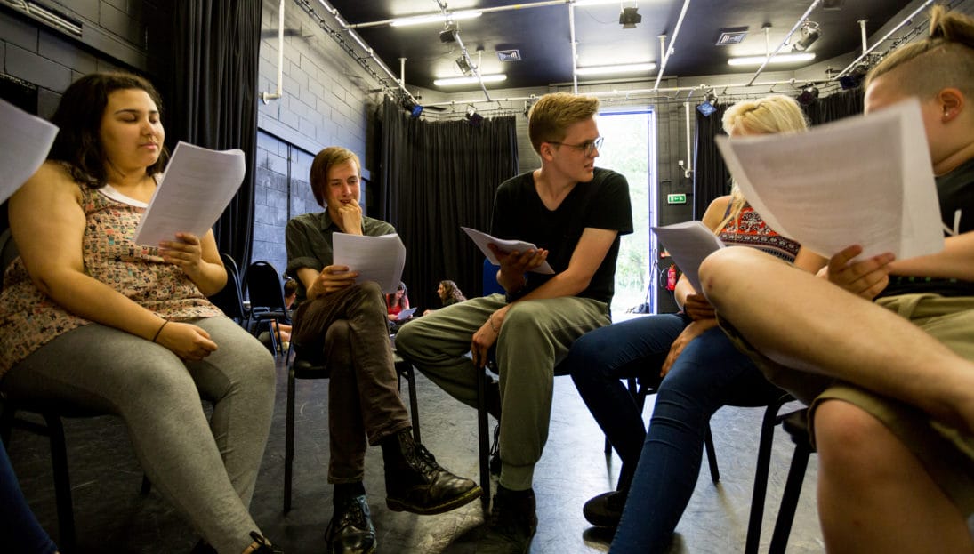 Gulbenkian, youth theatre Workshops. Photography by Jason Pay-26