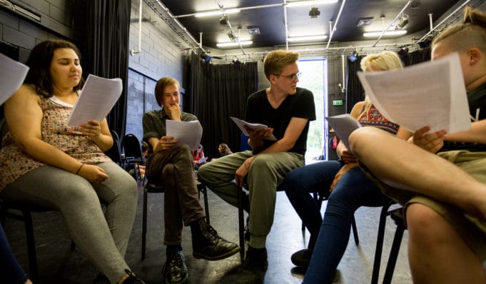 Gulbenkian, youth theatre Workshops. Photography by Jason Pay-26