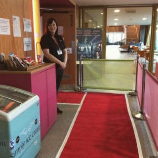 Red carpet ready for the Accessible film club launch!!! Come along and join in the fun