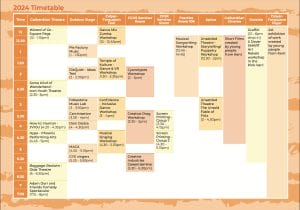Schedule for GENFest