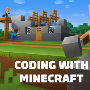 A screengrab of game play in Minecraft