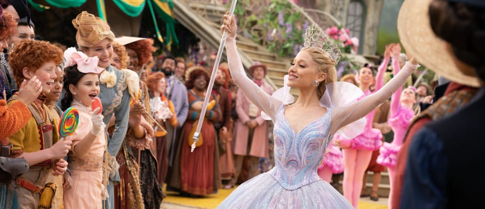 Ariana Grande as Glinda in Wicked