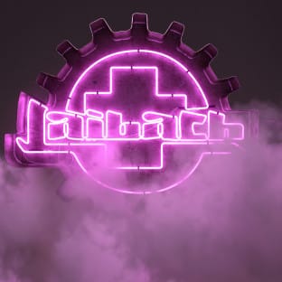 Brabach written in pink neon through smoky haze