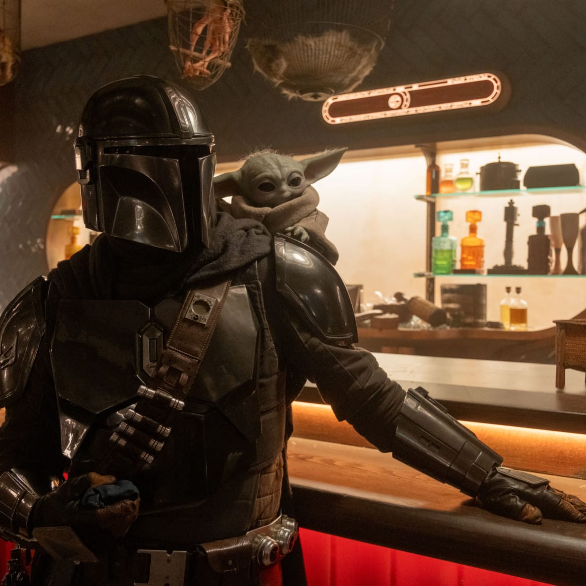 The mandalorian and grogu