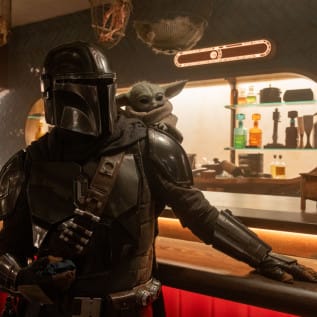 The mandalorian and grogu